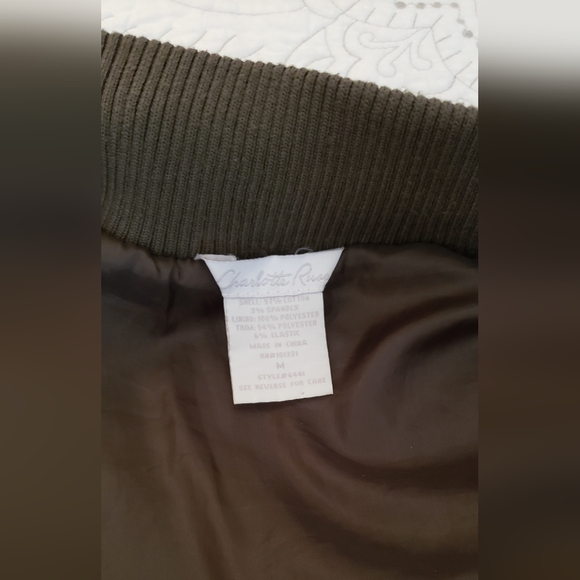 Army Green Bomber-style Jacket - Picture 6 of 15